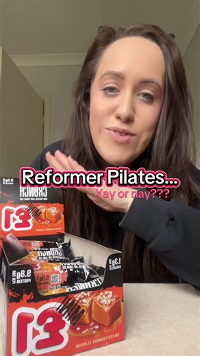 Reformer Pilates… do you love it??? #warriorbars #reformerpilates #tiktokshop #warriorcrunch #wellnessjourney