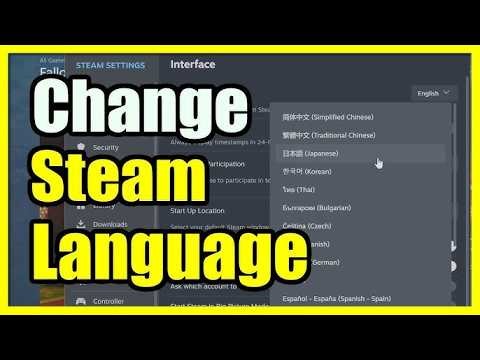 How to change your steam language? (2026 Working Tutorial)