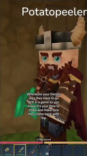 Real friends never let their friends go AFK without paying the price #hytale #gaming