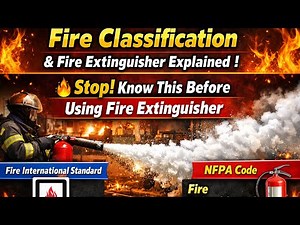 Fire Classification & 🔥Fire Extinguisher Complete Guide ! | STOP ! Know This Before Using | NFPA