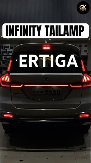 🥵 ERTIGA INFINITY MATRIX TAILAMP INSTALLATION 💥 📞9820569891 #ertiga #ertigamodified #gkmotors