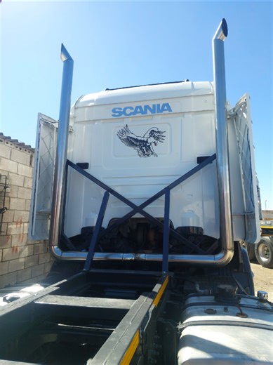 Scania R580 Stack Pipes with Sound