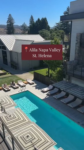 Wine country rule: the only thing better than a chilled glass in hand is having a pool to go with it. 💦 These are the spots to lounge, float, and fully lean into summer: 💧 Alila Napa Valley – A tranquil pool with vineyard views, cushy loungers, and spa access in St. Helena, CA. 💧 Archer Hotel Napa –The Do Napa Water Deck is a guest-only rooftop plunge pool with ledge loungers, semiprivate cabanas, and craft cocktails from Sky & Vine. Add a treatment at their rooftop spa to up the luxe feel 💧