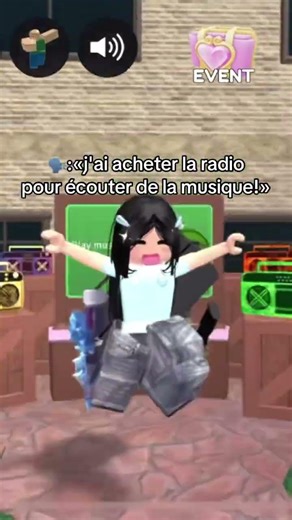 I bought the radio to listen to music on mm2! #shortvideo #roblox #mm2