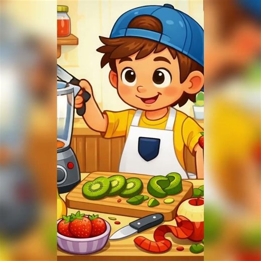 Making a Smoothie in 10 Seconds 🥝🥤 | #shorts