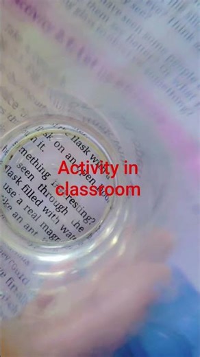 Activity in class #science #trending #shorts