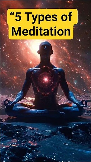 5 Types of Meditation You Must Try #meditation #yoga