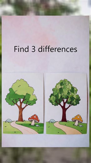 Find 3 differences #findthedifference #relaxing #braintraining #antistress #braingame #puzzlegame