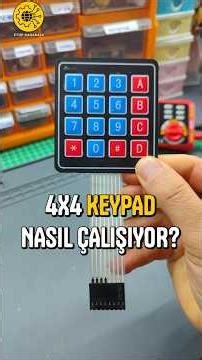 What's Inside the 4x4 Keypad #tutorial #circuit