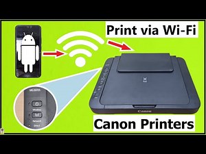 Print in Canon Wireless Printers from Phone using Wi-Fi | Easy & Simple Process - Wireless Printing
