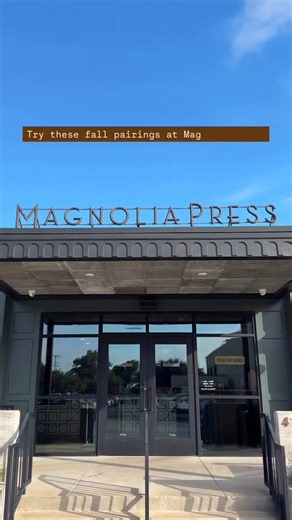 Fall at Magnolia Press means Pumpkin Spice Lattes paired with Mushroom Gruyère Quiche or Iced Cranberry Tea paired with an Apple Pie Turnover. Stop by for a taste! #VisitMagnolia | Visit Magnolia