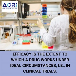 Efficacy and effectiveness are two confusing terms in drug safety. Efficacy shows the potential of a drug in a perfect scenario, while effectiveness reflects its performance in everyday use. #drugsafety #pharmacovigilance #clinicalresearchcourses #ACRI Follow us:-www.acriindia.com Contact us:-9741600499 | ACRI India