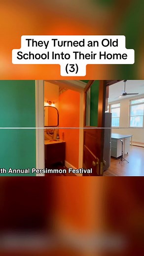 They Turned an Old School Into Their Home (3) #SchoolhouseRenovation #HomeRestoration #FromRuinsToHome #VintageDream #TikTokHome