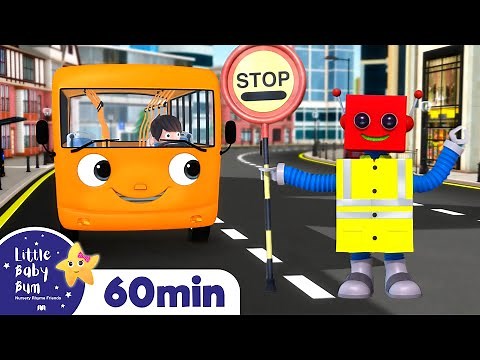 Color BUS Song! +More Nursery Rhymes and Kids Songs | Little Baby Bum