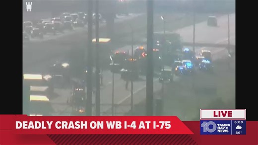Deadly crash on I-4 and I-75, FHP urges to avoid the area