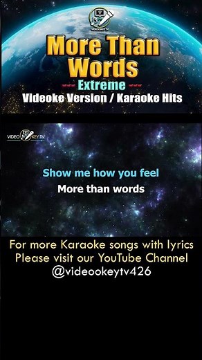 More Than Words - Extreme Karaoke Teaser #morethanwords #karaoke #videookeytv #karaokesongs