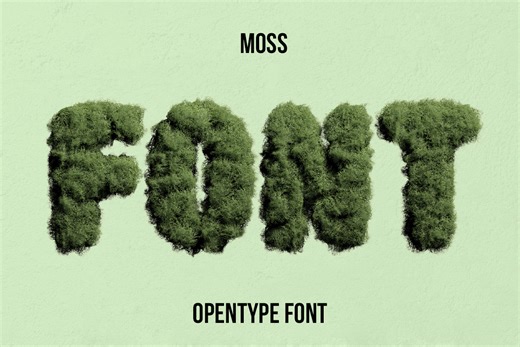 Moss Font on Behance