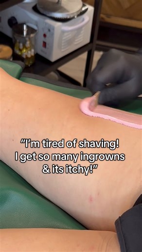 ✨Waxing is such a game changer — it removes the hair from the root.. It grows back softer, finer, and way less likely to cause itching or ingrowns!! I always suggest giving waxing a shot!! Results really show out about the 3rd/4th wax 💕 #okcbeauty #waxingspecialist #esthetician Blend Beauty Bar Salon | Kys Beauty