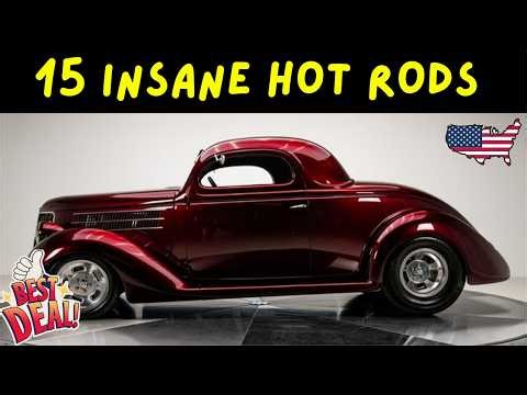 15 INSANE Classic Hot Rods for Sale | Brutal Old-School Builds.
