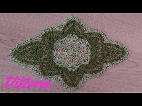 Tutorial Centrino all'uncinetto - Spiga di grano Parte2