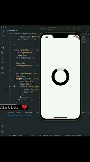 Loading Animation Widget Flutter package flutterapps flutter project flutterui flutterdevelopers