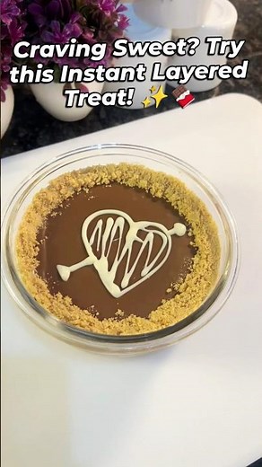 #easy recipe No-Bake Chocolate Cheesecake in a Bowl! 🍫✨