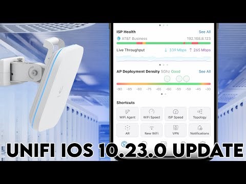 UniFi Network IOS 10.23.0 : New Live Throughput And Shortcuts