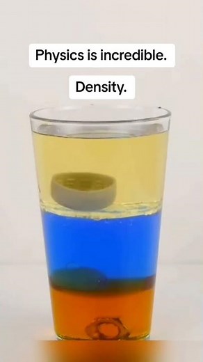 Understanding Density with a Simple Visual Experiment— One Glass, Multiple Layers