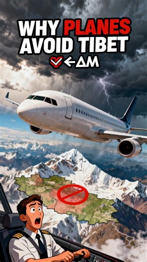 Why Airplanes Avoid Flying Over Tibet — The Hidden Danger Above the Himalayas
