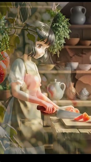 She Picked Tomatoes… Then Cooked Peace 🍅🥹
