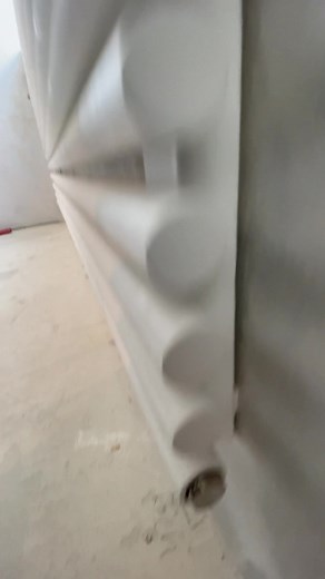 Installing PVC Radiators in Room Renovation