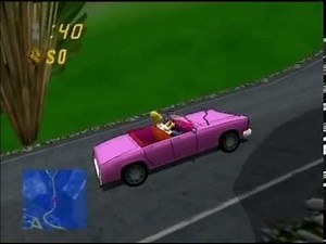 Family Sedan - Homer - Springfield Mountains (The Simpsons Road Rage Gameplay Part 91)