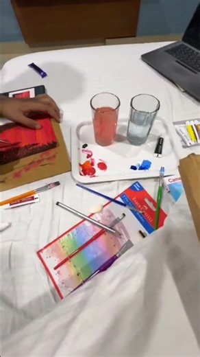 How to Paint a Glowing Underwater Scene | Easy Acrylic Art 🎨