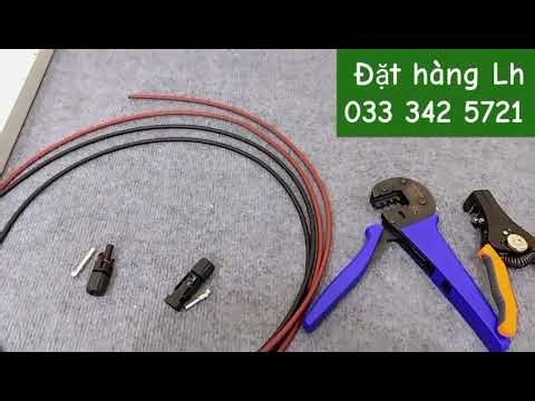 HƯỚNG DẤN ĐẤU NỐI TẤM PIN NĂNG LƯƠNG 100W -18V MẪU MỚI -LH 033.342.5721 ZALO