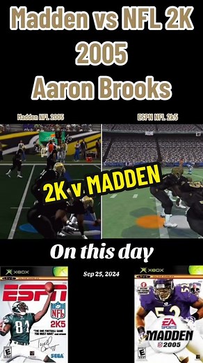 2K vs Madden #gaming #onthisday