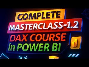 Power BI DAX Full Course in Hindi | 2 Classes में Complete DAX सीखें (1 Hour)