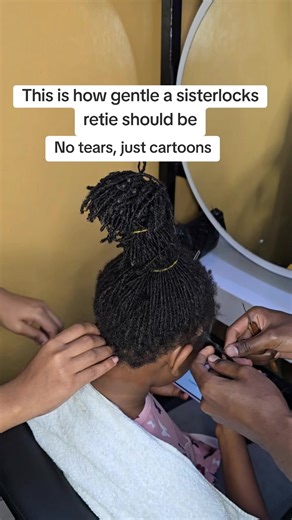 Gentle Sisterlocks Retie Tips for Kids