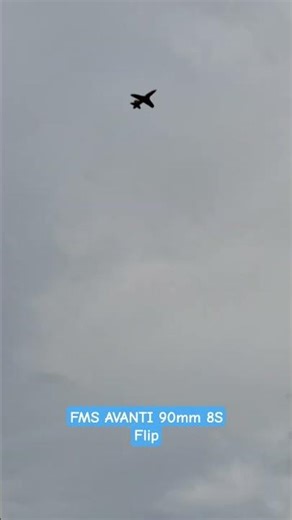 REMOTE CONTROL EDF JET FMS AVANTI 90mm 8S performing Flip