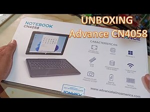 Unboxing Advance CN4058 notebook 2 en 1