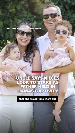 Omri Miran was kidnapped when Hamas gunmen broke into his family's home in kibbutz Nahal Oz and abducted him in front of his wife Lishay and two young daughters Roni and Alma. CNN's Kaitlan Collins spoke with Miran's brother-in-law Moshe Lavi as families await the release of hostages held in Gaza. Follow live updates on the hostage release: https://cnn.it/4o9qsWu | CNN International