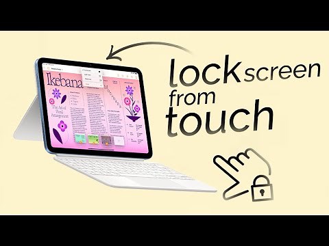 How to Lock iPad Screen from Touch (tutorial)
