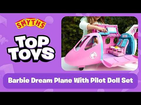 Barbie Dream Plane with Pilot Doll - Smyths Toys