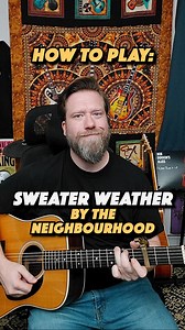 Sweater Weather by The Neighbourhood - Guitar Lesson (Simplified) #guitar #guitarlessons #guitarist #learnguitar #musiceducation | Bob Denson