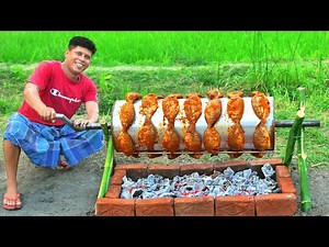 DRUM GRILLED FISH | A New Technique For Fish Grilling | Village Food