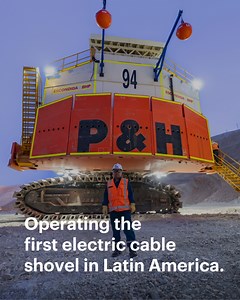 293K views · 1.6K reactions | The first electric cable shovel in...