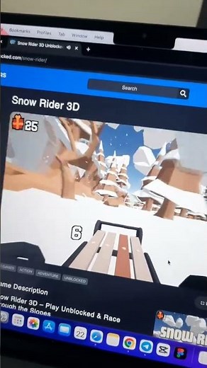 Extreme Snow Rider Moments! ❄️🚀 #shorts #gaming #snowrider