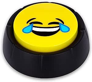 ArtCreativity Laugh Button - 1 Piece - Toy Noise Button with 10 Sound Variations - Funny Buttons with Sound - Novelty Toys for Adults and Kids - Birthday Party Favor and Goodie Bag Filler