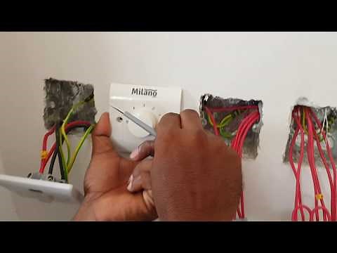 Ceiling Fan Dimmer Switch Installation at Home। How to Install, Ceiling Fan Regulator Switch