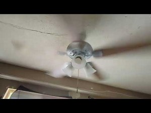 Hampton Bay Glendale ceiling fan with reduced blade pitch, 11° (Powerful)