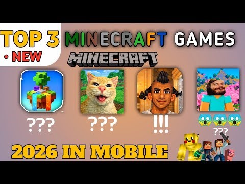 TOP 3 Best Games like Minecraft from Playstore 😱 COPY#minecraft #minecrafttutorial